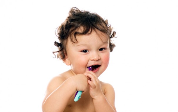 Baby Brushing Teeth